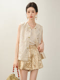 Cadence Good-Looking Qipao Cheongsam Embroidery Vest Top