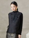 Kaisley Found Bliss Qipao Cheongsam Downcoat Vest Top