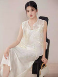 Joyce Timeless Embroidery Qipao Cheongsam Two Piece