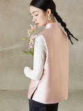 Kaisley Found Bliss Qipao Cheongsam Downcoat Vest Top