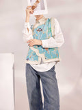 Royal Amazing Embroidery Qipao Cheongsam Vest Top