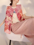 Joelle Beautiful Embroidery Qipao Cheongsam Vest Top