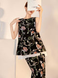 Lyanna Bloom Ready Embroidery Qipao Cheongsam Two Piece