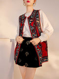 Kallie Superb Embroidery Qipao Cheongsam Vest Top