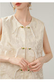 Cadence Good-Looking Qipao Cheongsam Embroidery Vest Top