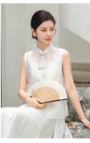 Hayley Grand Qipao Cheongsam Vest Top