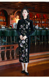 Greta Spotlight Embroidery Qipao Cheongsam