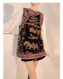 Embroidery Jolie Good-Looking Qipao Cheongsam Vest Top