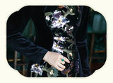 Greta Spotlight Embroidery Qipao Cheongsam