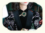 Estrella Stunning Embroidery Qipao Cheongsam Coat