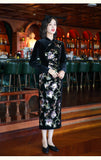 Greta Spotlight Embroidery Qipao Cheongsam