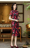 Maxine Beautiful Embroidery Qipao Cheongsam