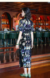 Dulce Blooming Embroidery Qipao Cheongsam