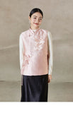 Kaisley Found Bliss Qipao Cheongsam Downcoat Vest Top