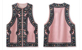 Kallie Superb Embroidery Qipao Cheongsam Vest Top