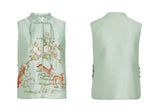 Sierra Found Bliss Qipao Cheongsam Vest Top