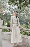 Ivory Lovely Qipao Cheongsam Skirt