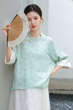 Jazlyn Blooming Qipao Cheongsam Top