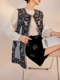 Kallie Superb Embroidery Qipao Cheongsam Vest Top